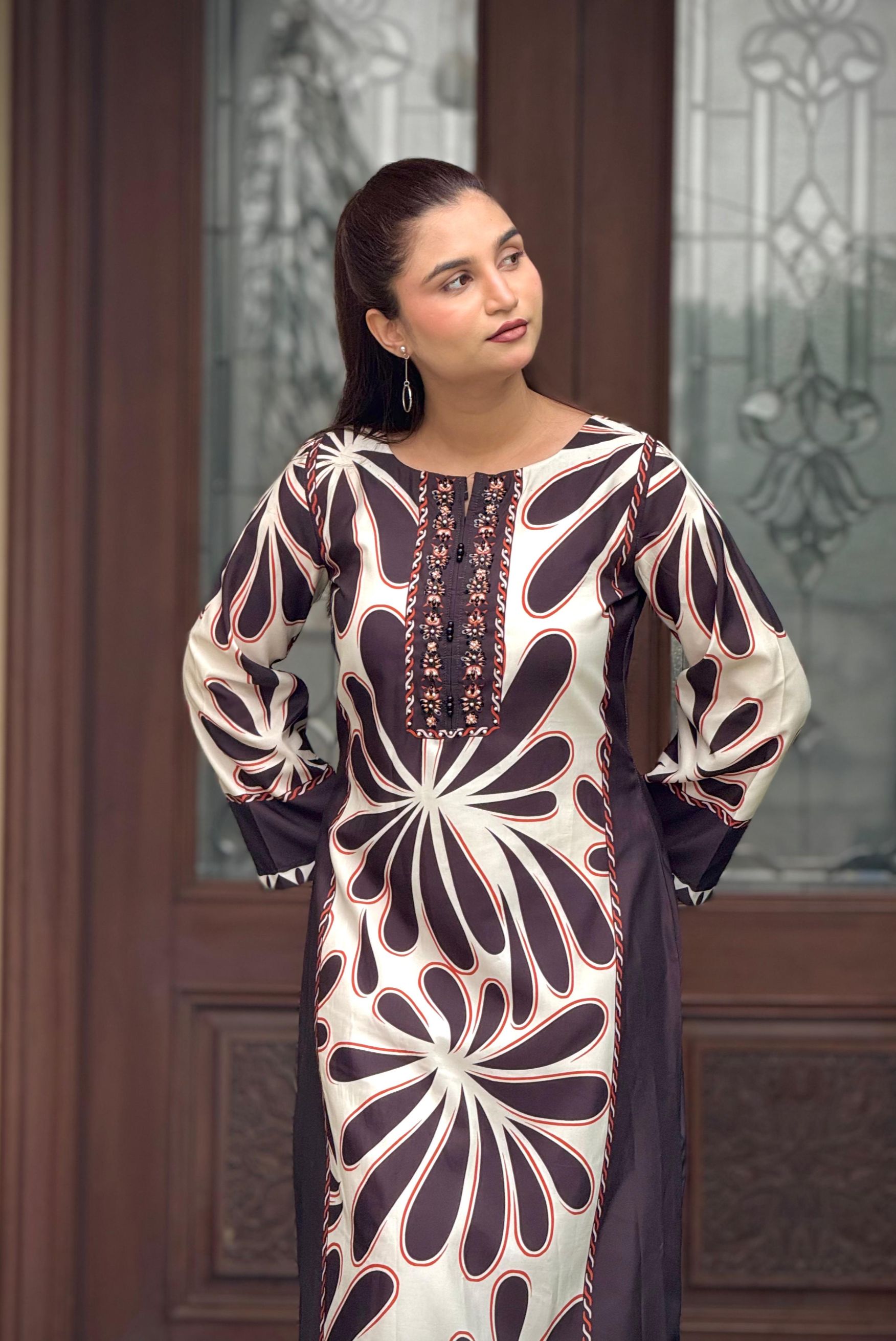 Art Deco pc stitched