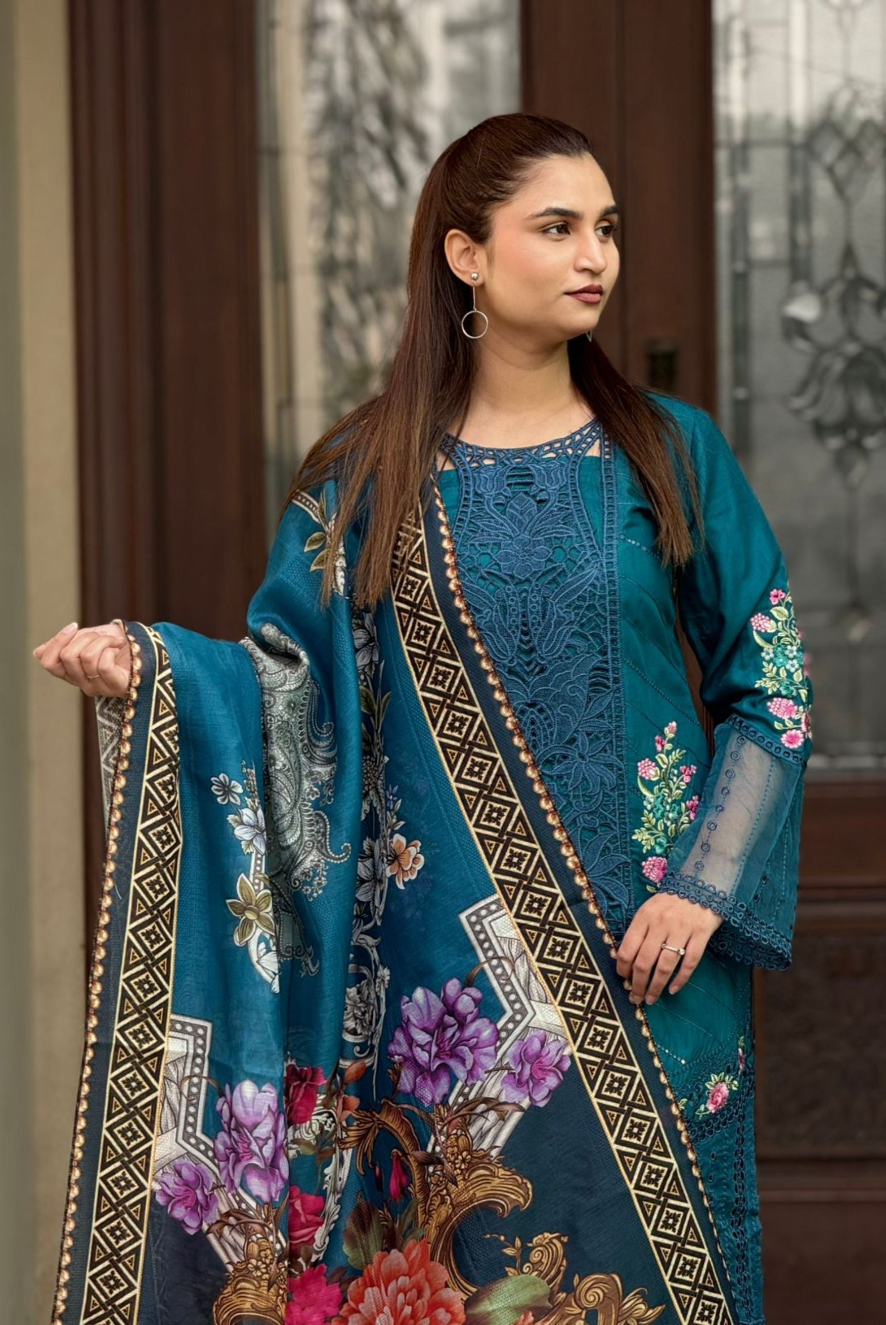 Gulbahar 3pc stitched embroidered