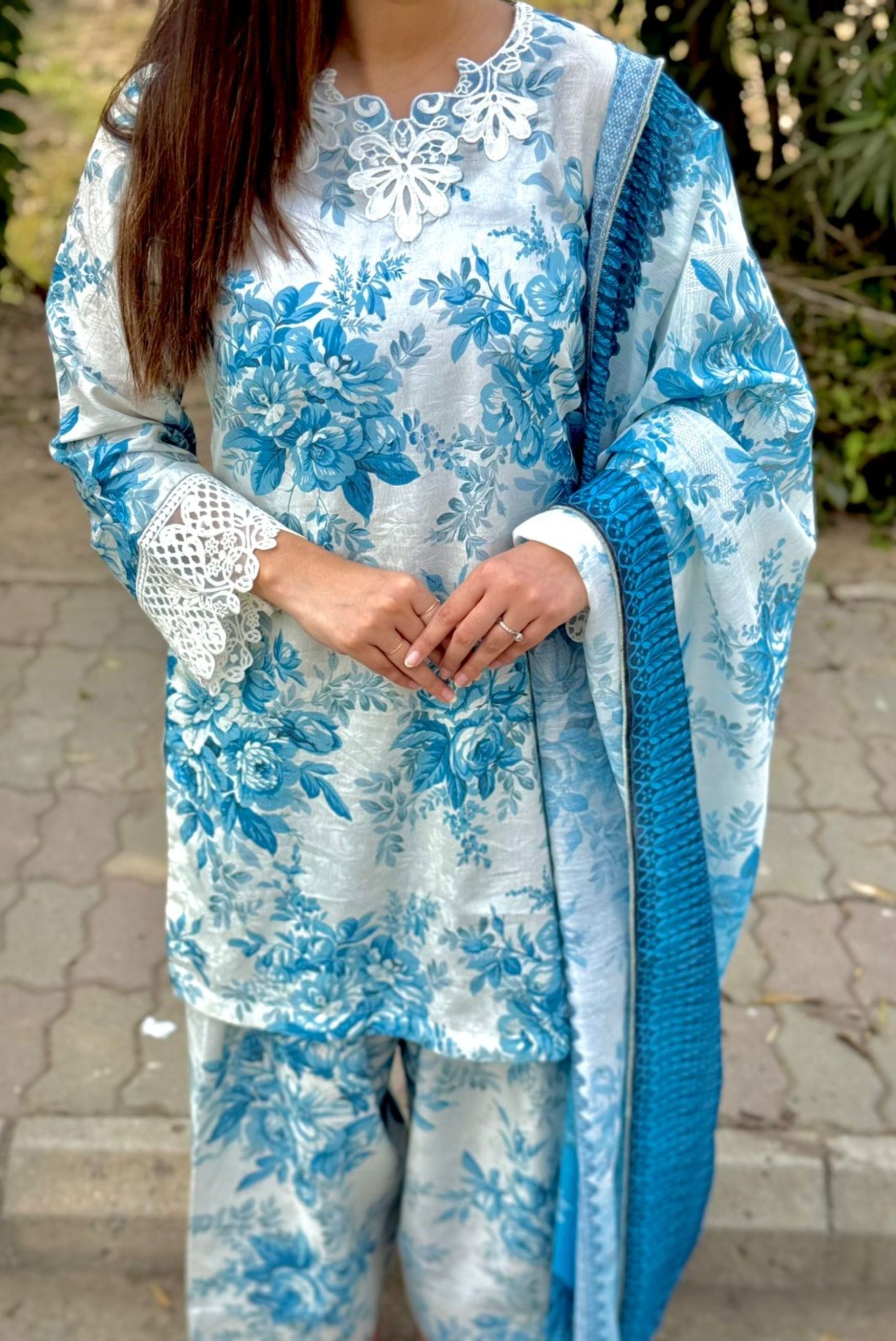 Bluebell 3pc stitched embroidered