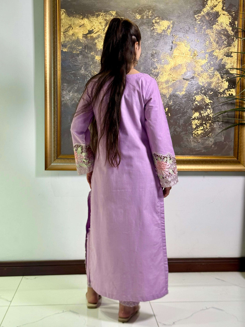 Lilac Dream 2 Pcs Stitched