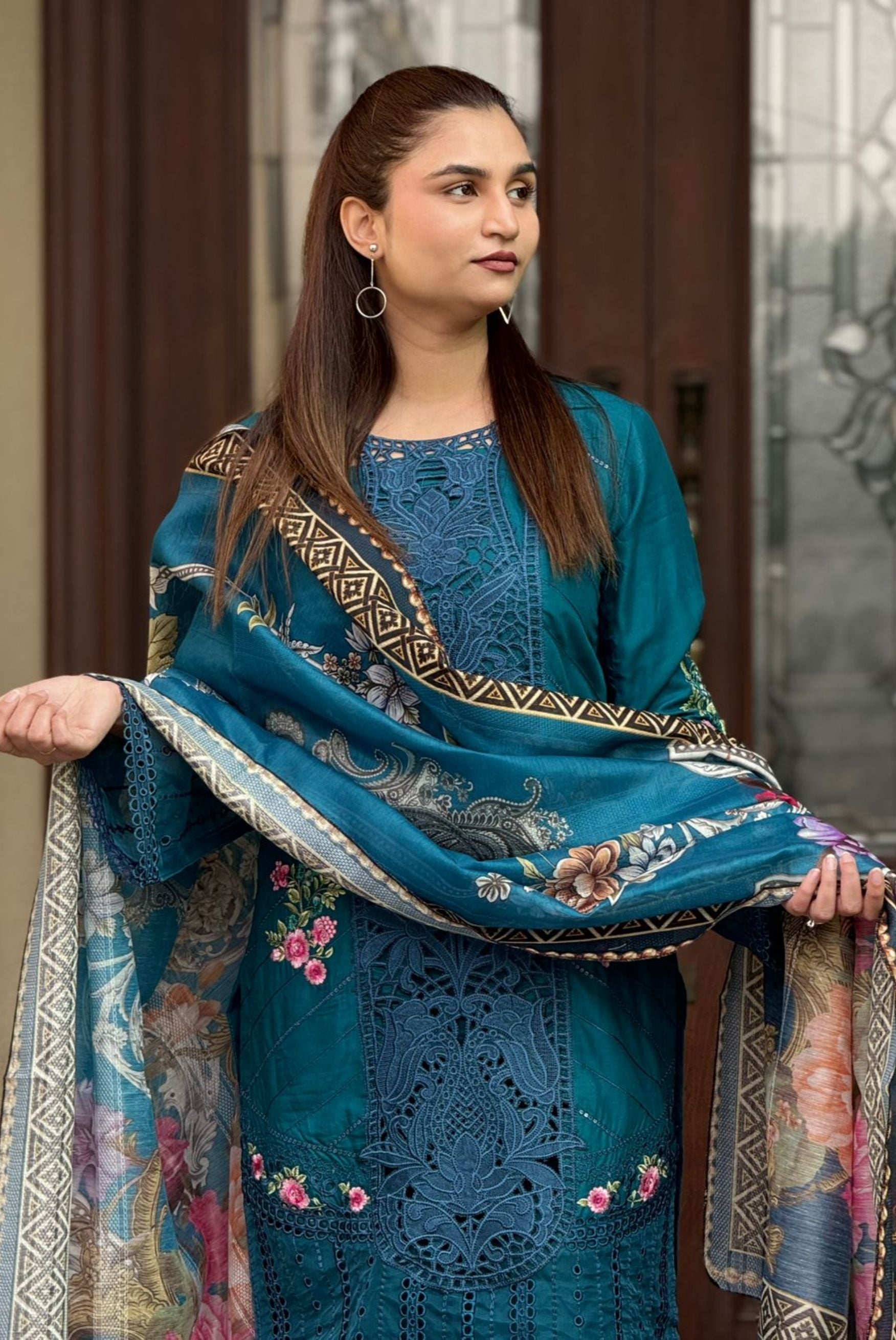 Gulbahar 3pc stitched embroidered