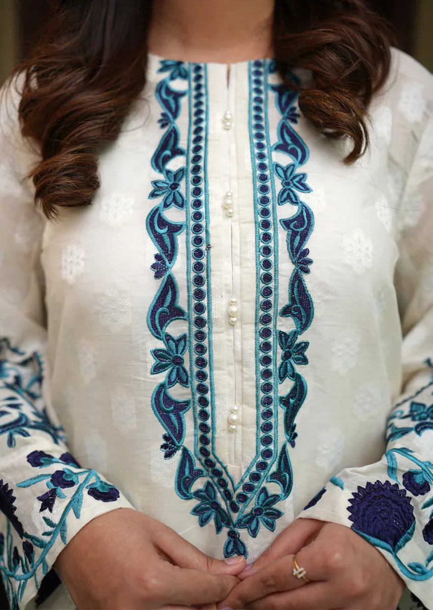 Pure Dynasty 2pc Stitched embroidered