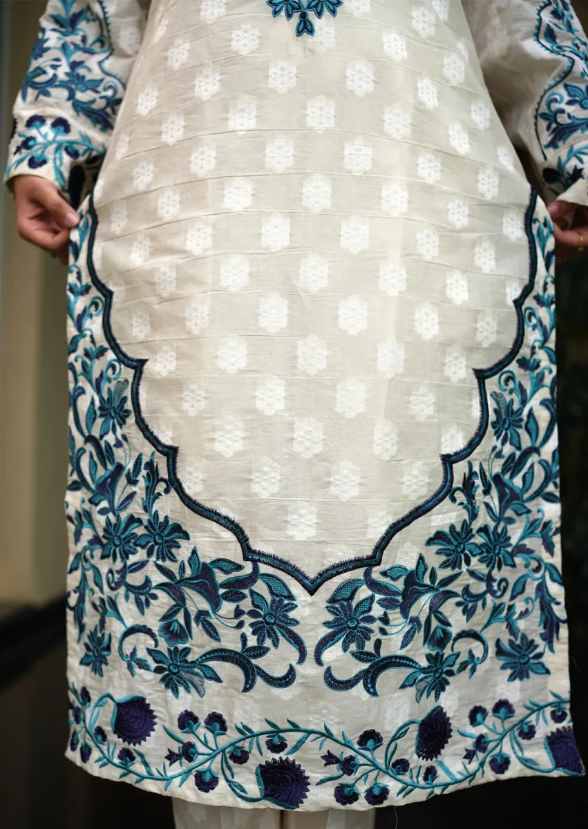 Pure Dynasty 2pc Stitched embroidered