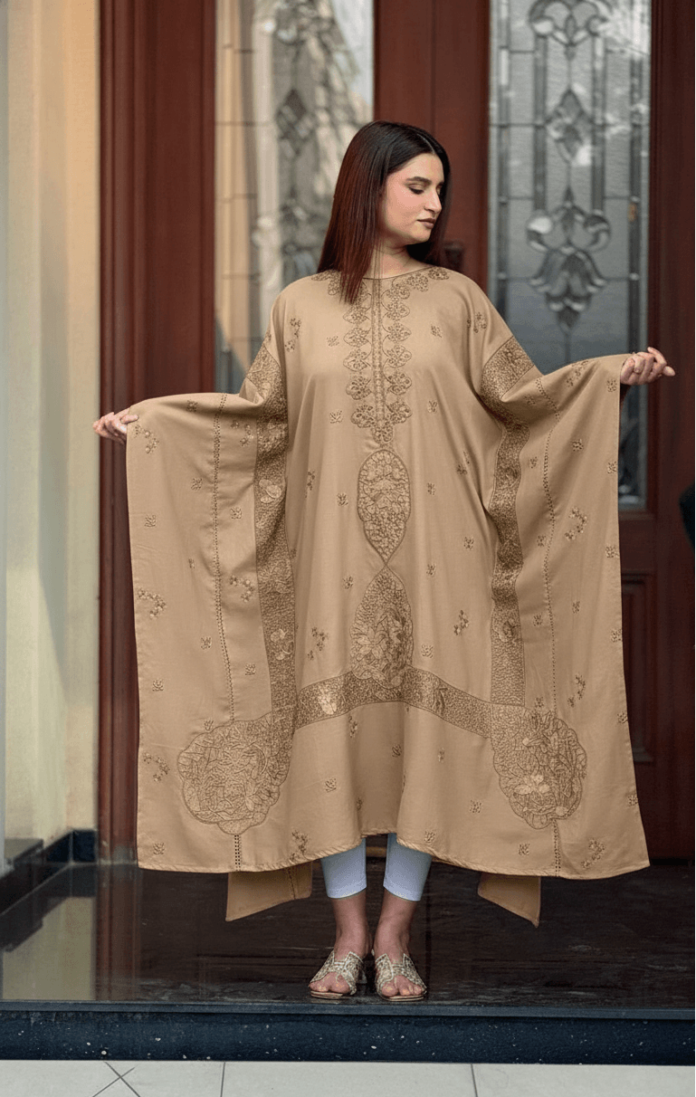 Terra 1pc stitched embroidered