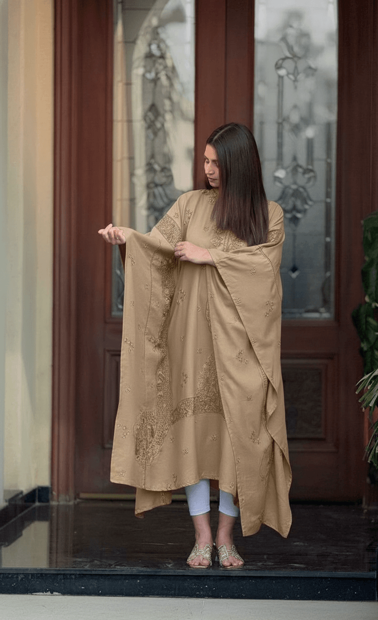 Terra 1pc stitched embroidered