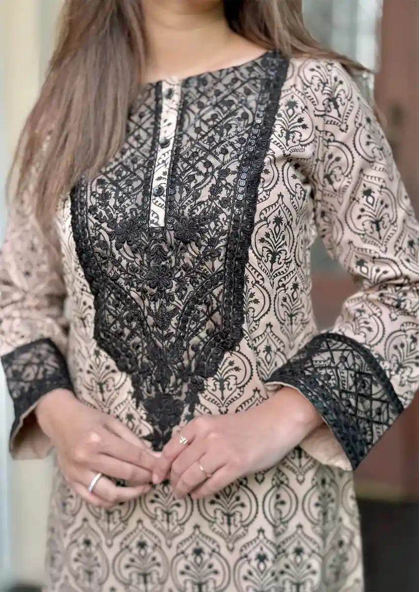 Shadow Whisper 2pc Stitched embroidered