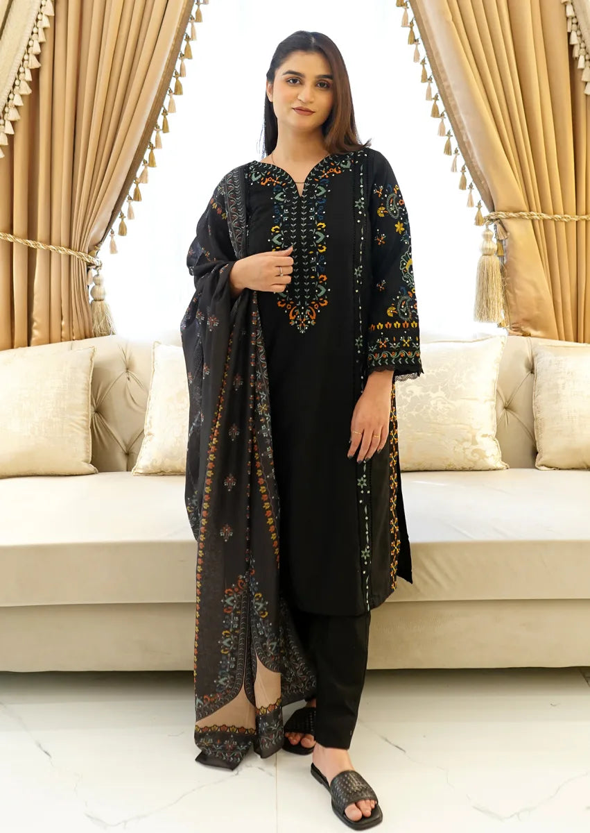 Naire 3pc Stitched embroidered