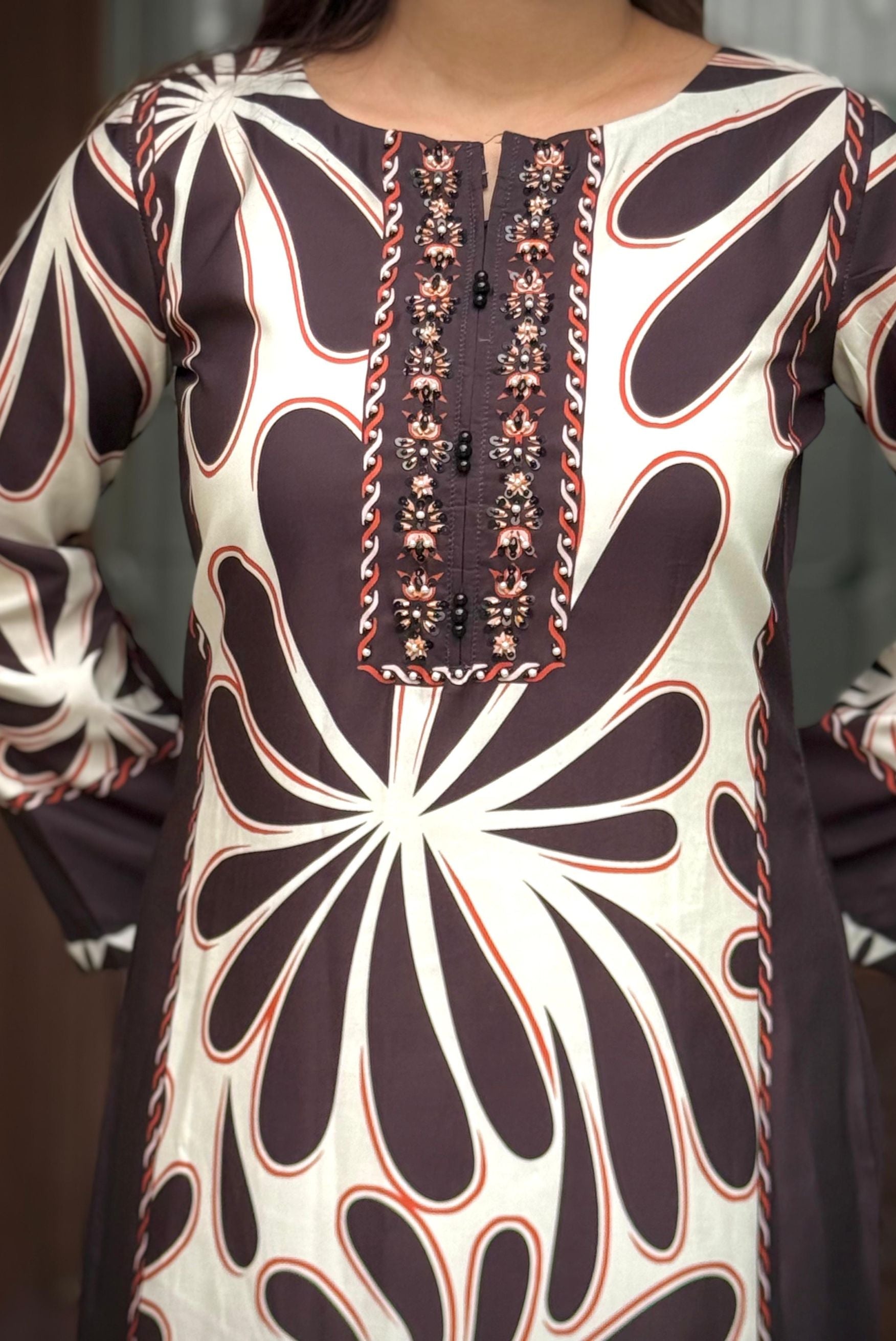 Art Deco pc stitched