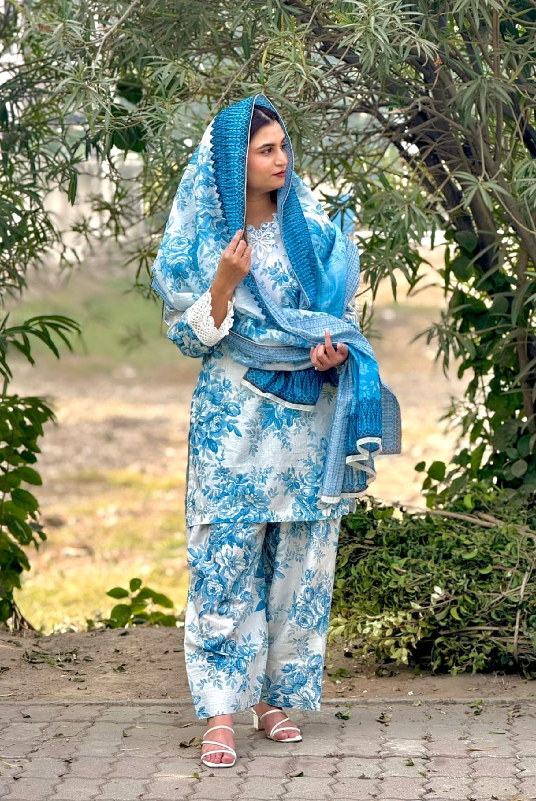 Bluebell 3pc stitched embroidered