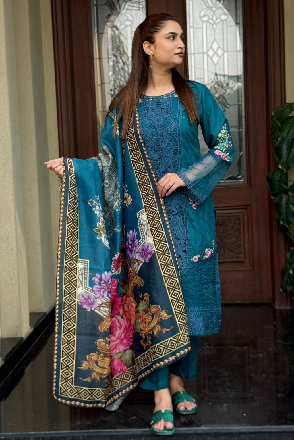 Gulbahar 3pc stitched embroidered
