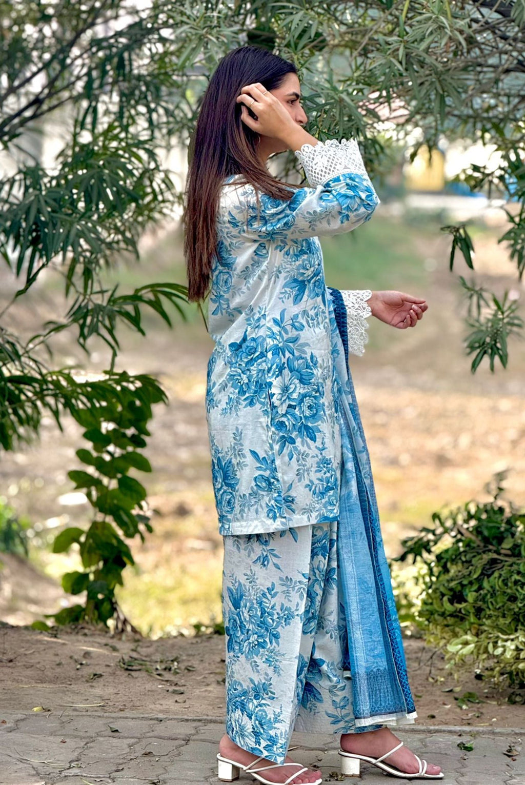 Bluebell 3pc stitched embroidered